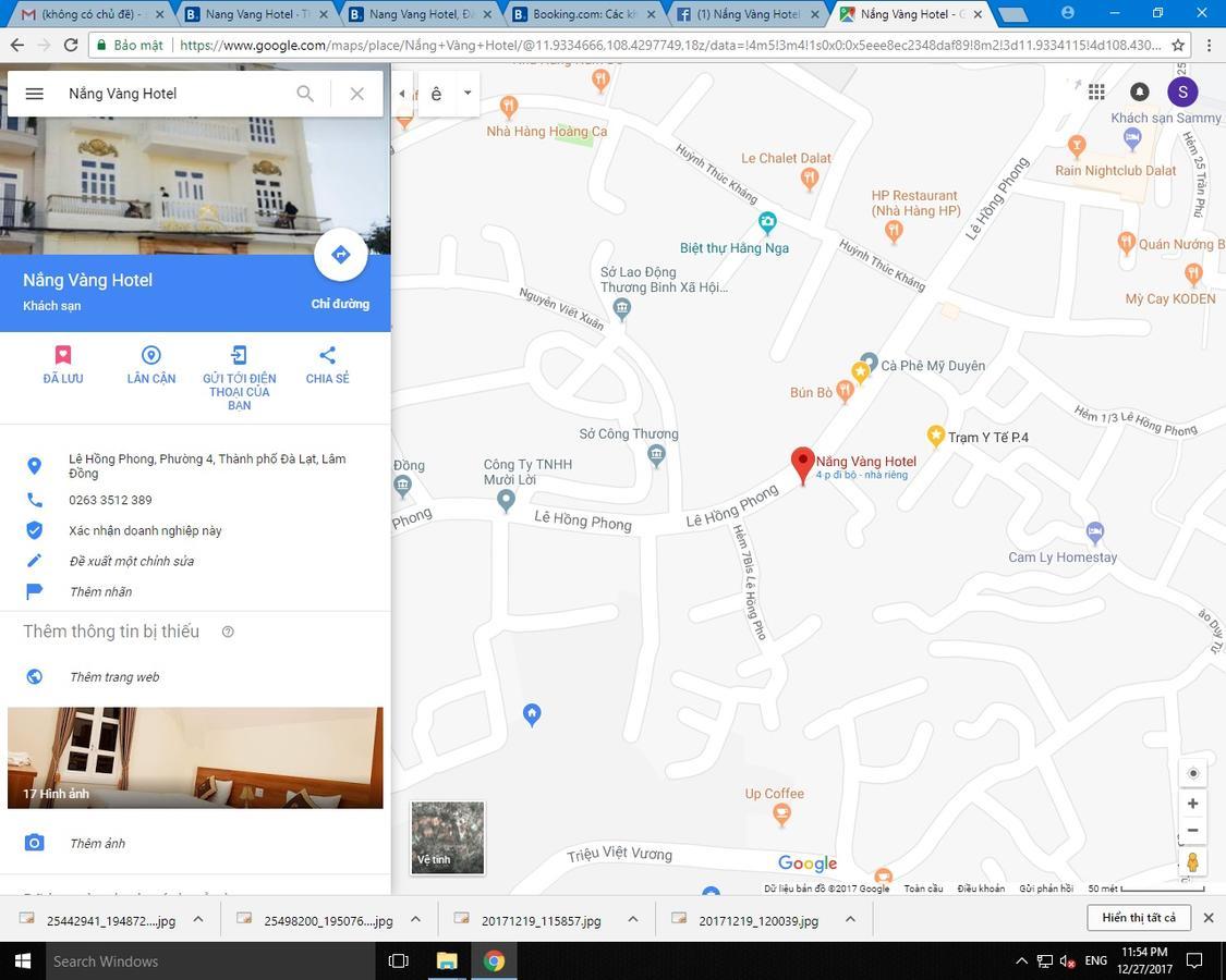 Nang Vang Hotel Da Lat Buitenkant foto